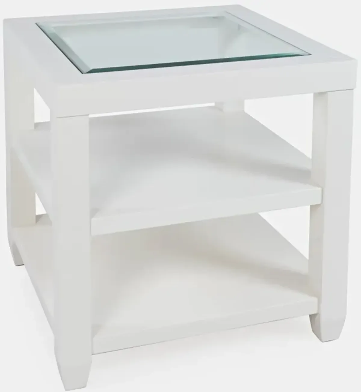 Jofran Urban Icon End Table White