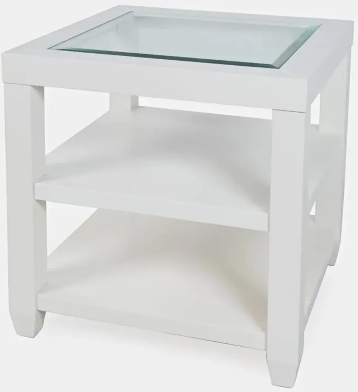 Jofran Urban Icon End Table White