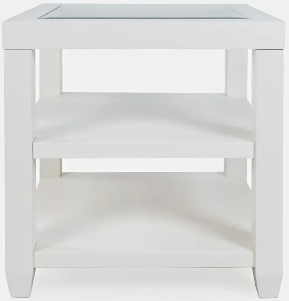 Jofran Urban Icon End Table White