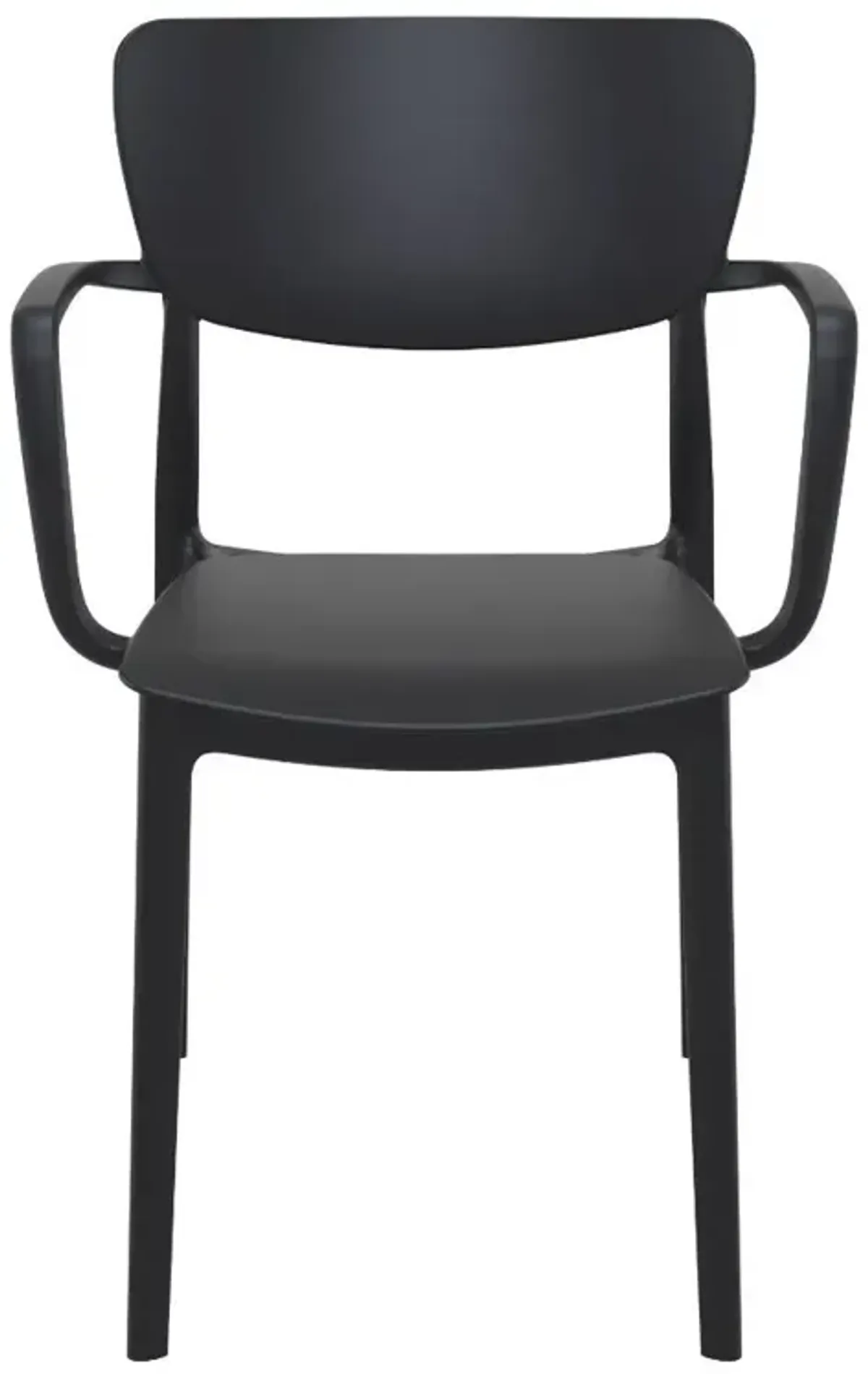 Compamia Lisa Outdoor Dining Arm Chair Black