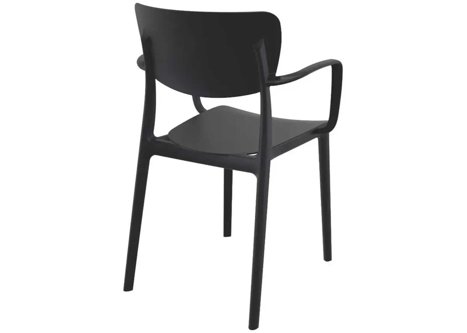 Compamia Lisa Outdoor Dining Arm Chair Black