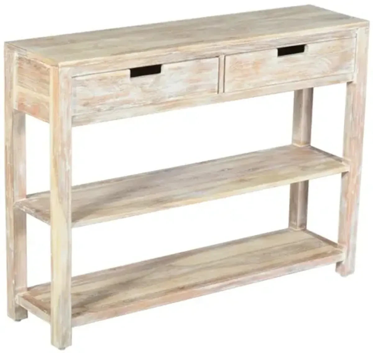 Jofran Reynolds Sofa Table White Wash