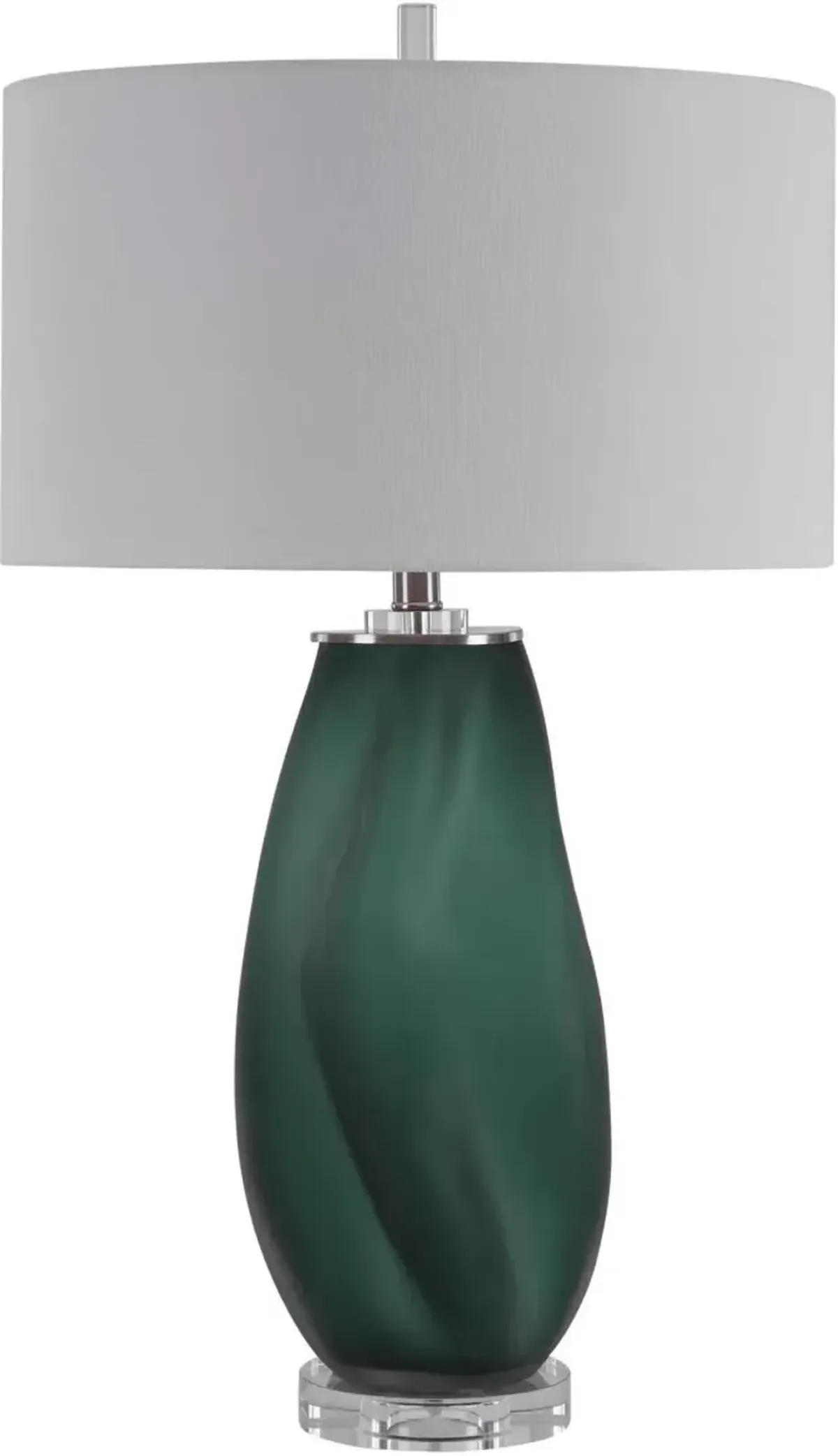 Uttermost Esmeralda Green Table Lamp