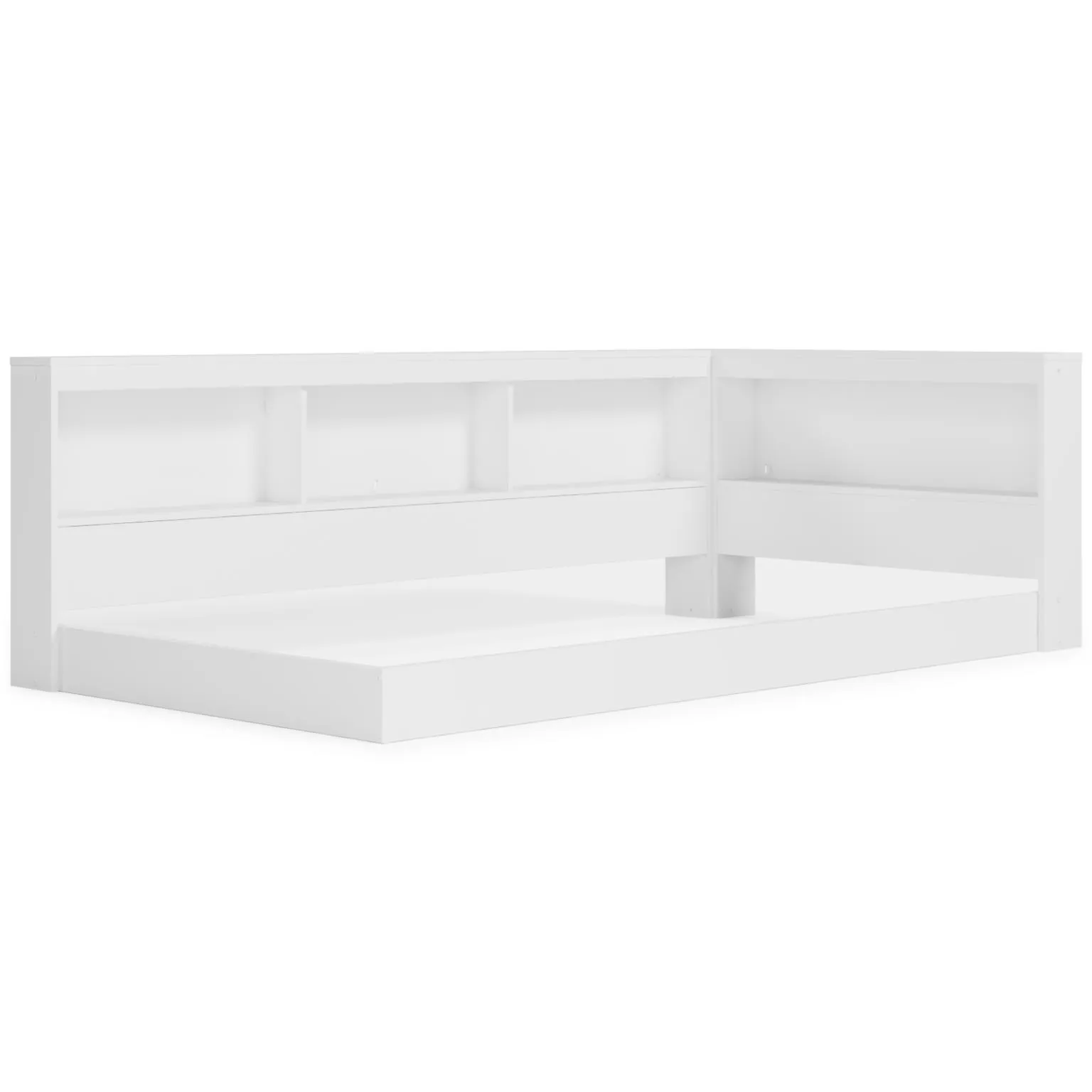 PIPERTON TWIN BOOKCASE STORAGE BED WHITE SIGNATURE DESIGN