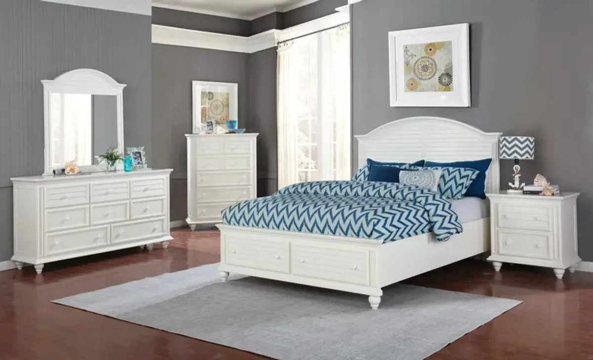 Madison Avenue Seaside White 8-Drawer Dresser