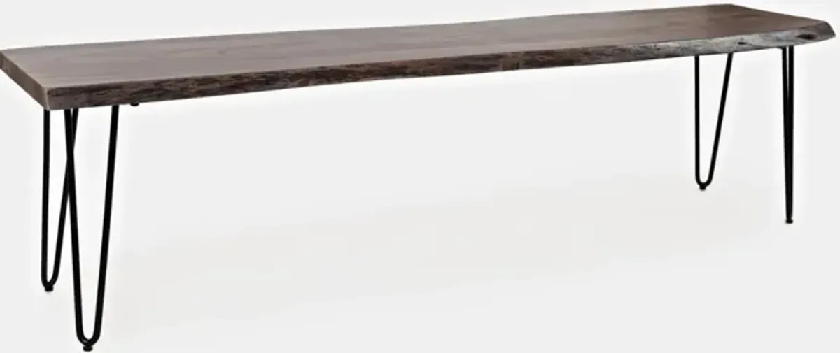 Jofran Nature's Edge 70 Inch Bench Slate