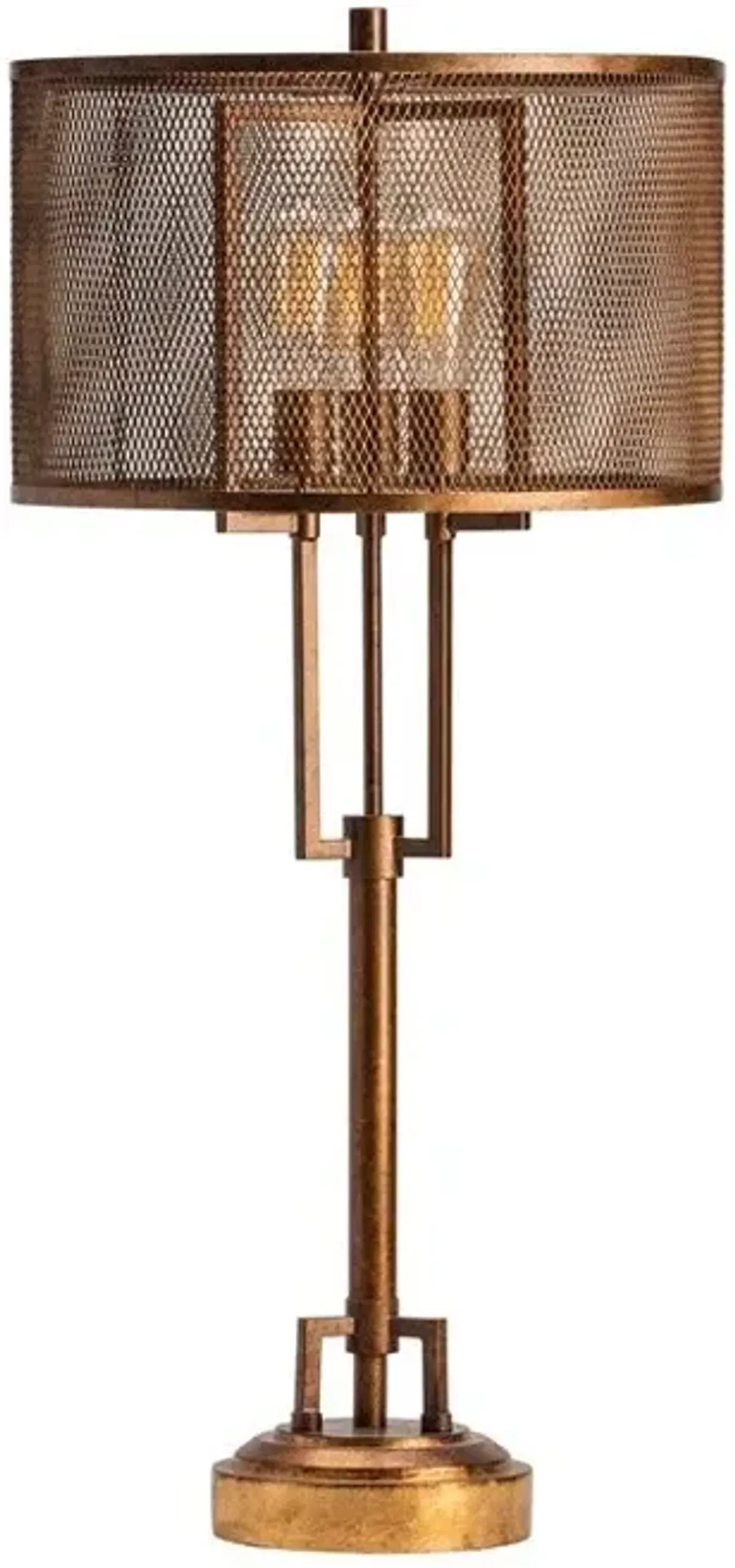 Crestview Winchester Copper & Iron Table Lamp