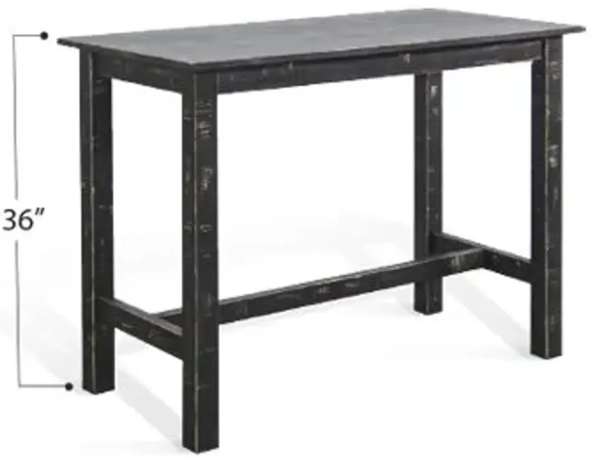 Sunny Designs Marina Black Sand Counter-Height Table