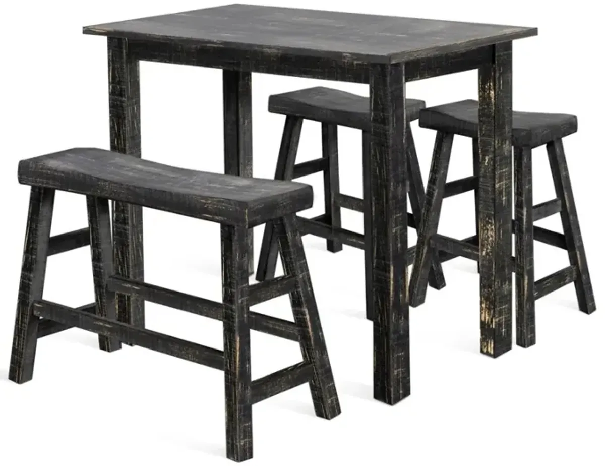 Sunny Designs Marina Black Sand Counter-Height Table