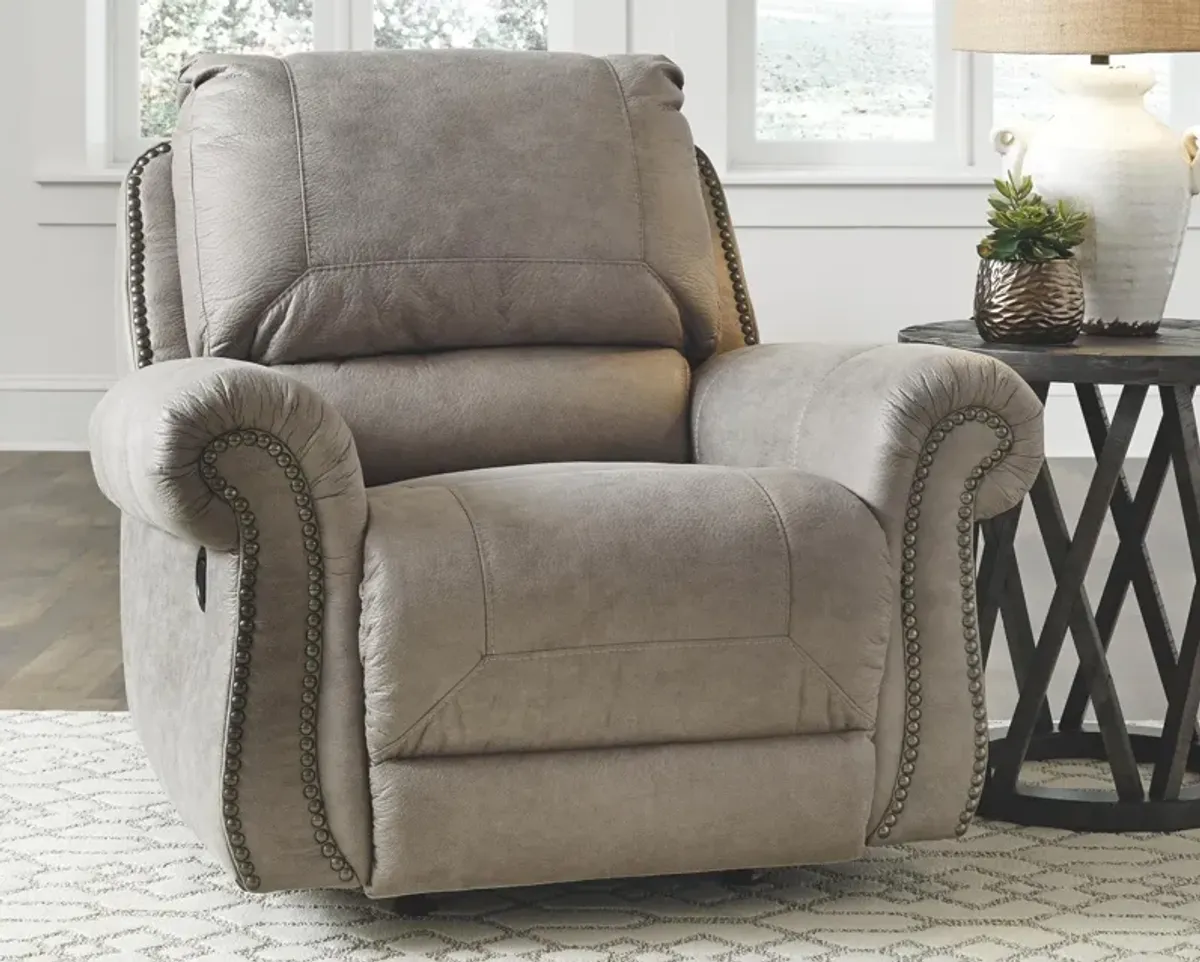 Ashley Olsberg Steel Rocker Recliner