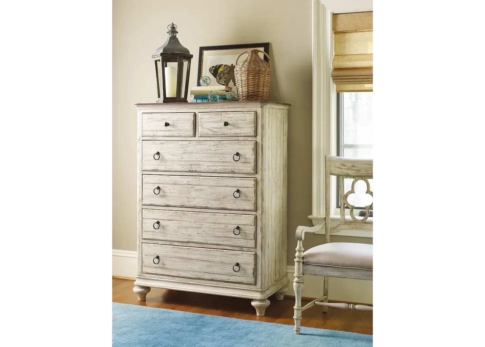 Kincaid Weatherford Cornsilk Hamilton 6-Drawer Chest