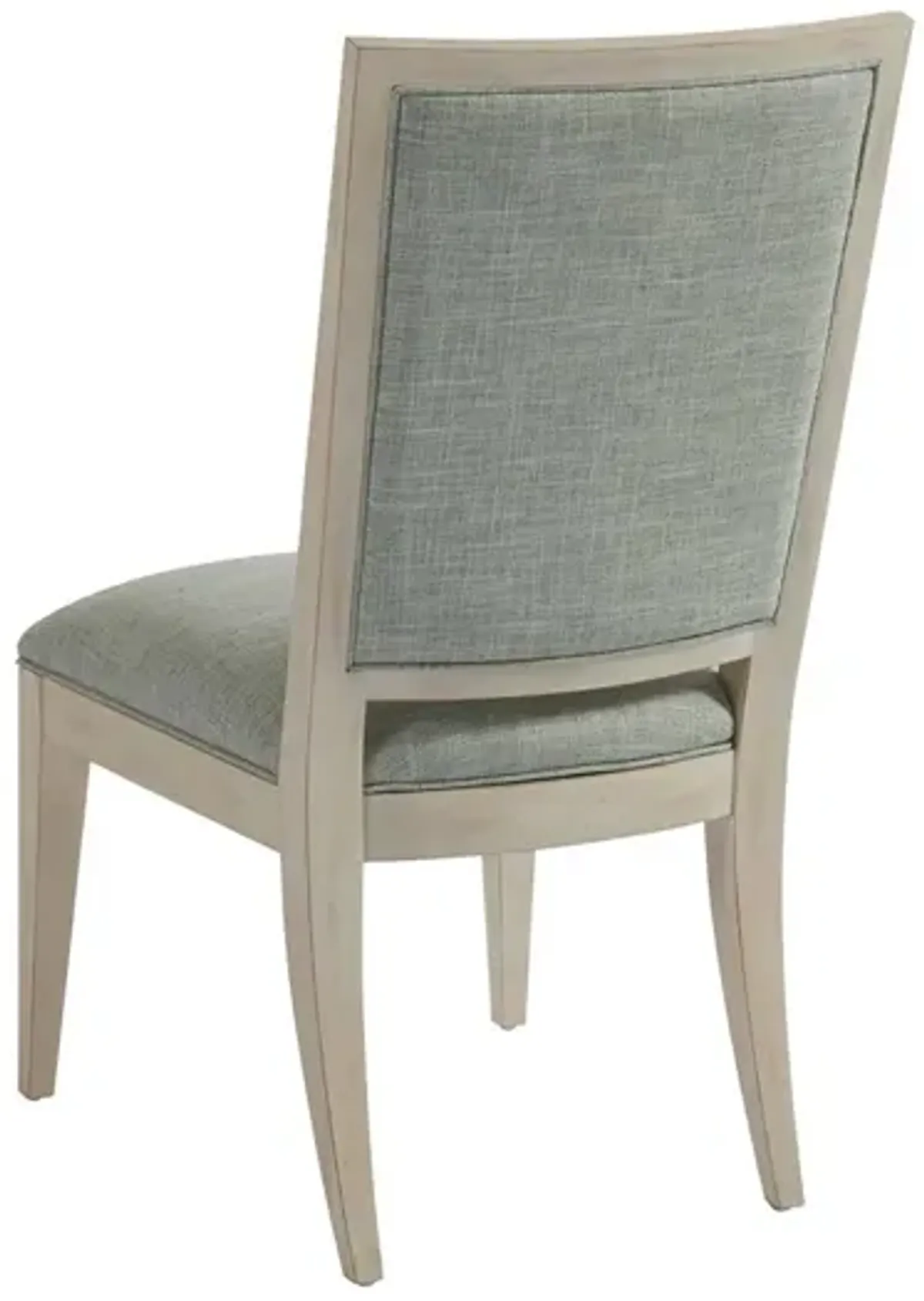 Barclay Butera by Lexington Newport Green Eastbluff Upholstered Side Chair with Light Wood Frame