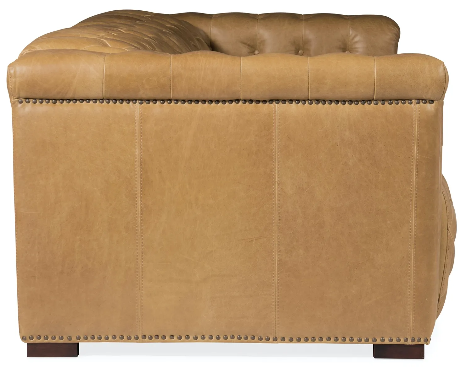 SAVION SADDLEBAG COIN LEATHER SOFA WITH POWER RECLINING POWER HEADREST