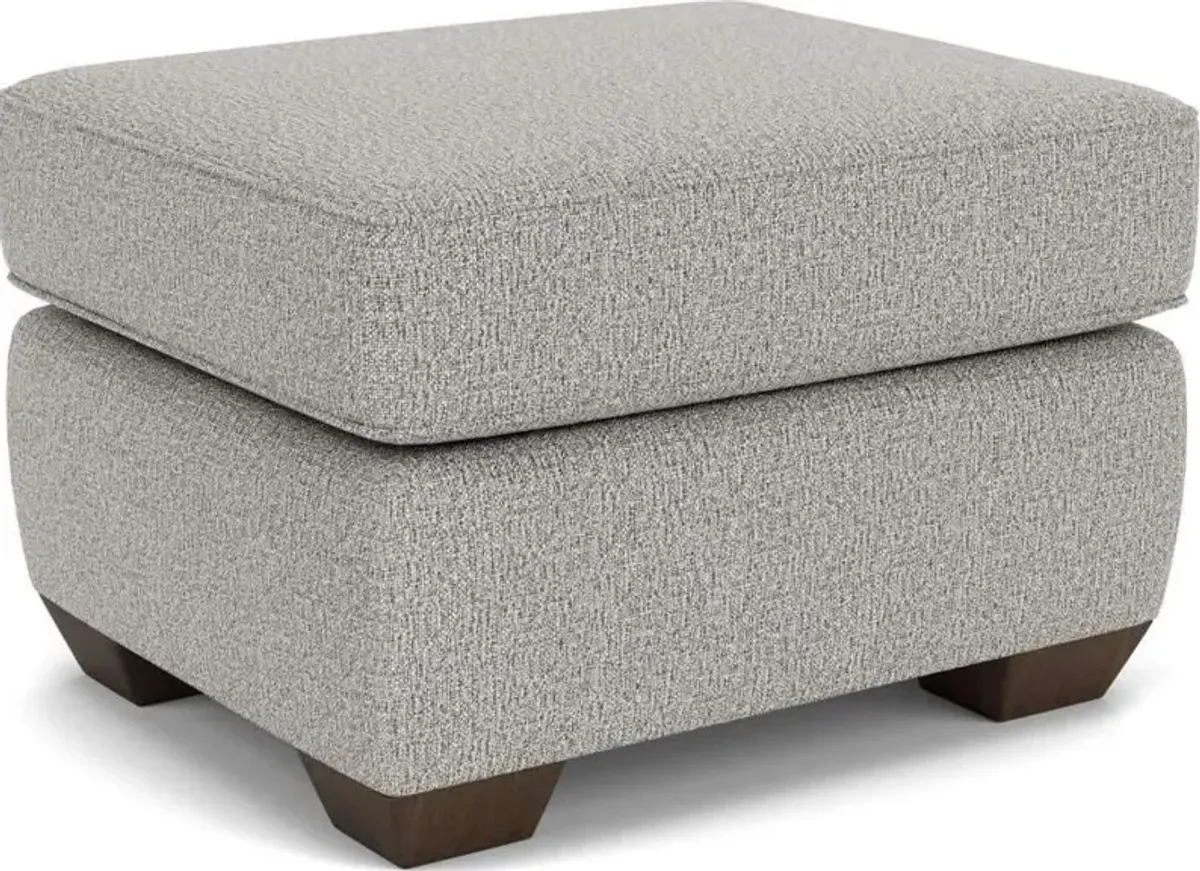 Flexsteel Main Street Silver Spray Ottoman