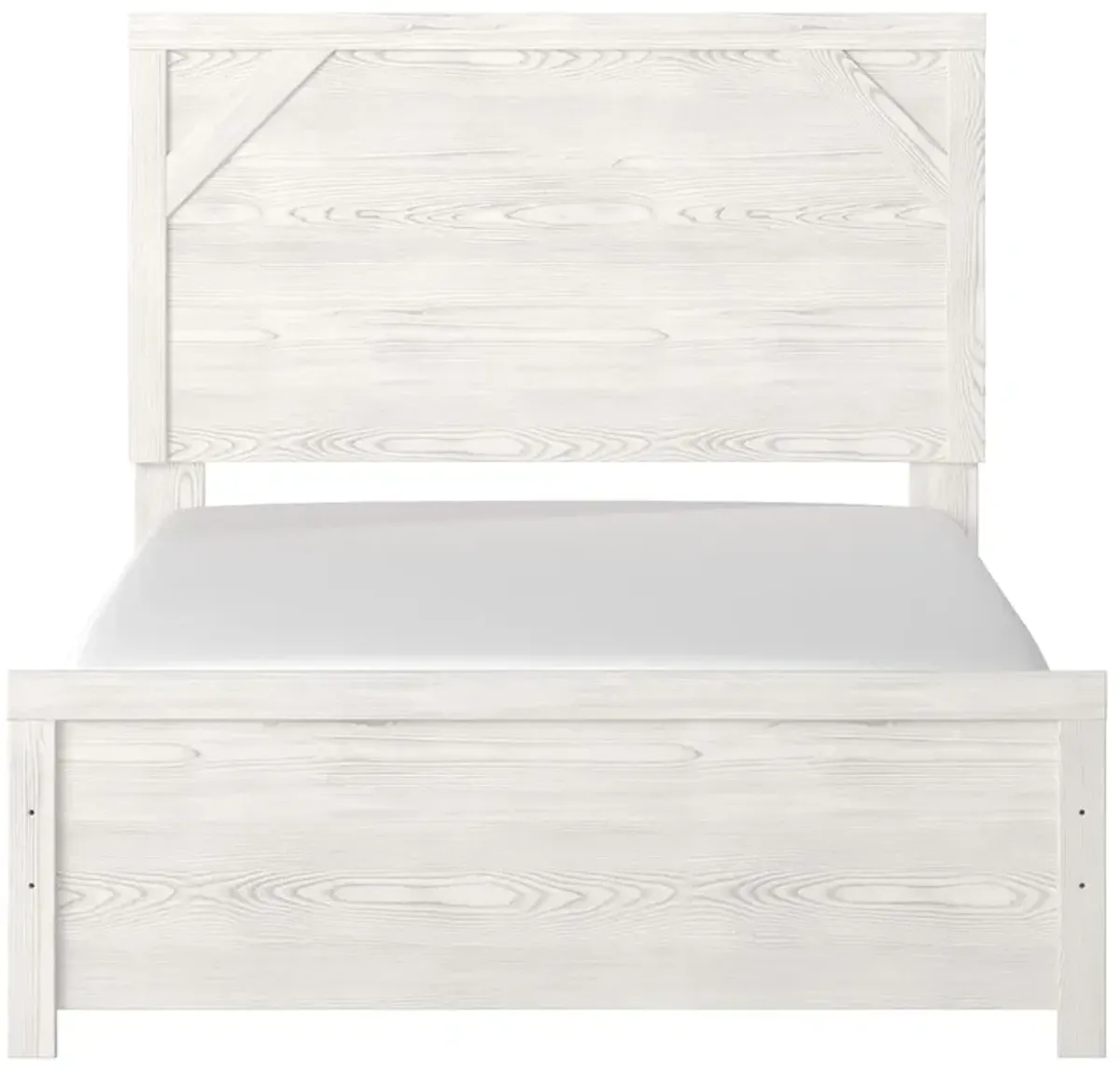 Ashley Gerridan White Full Panel Bed