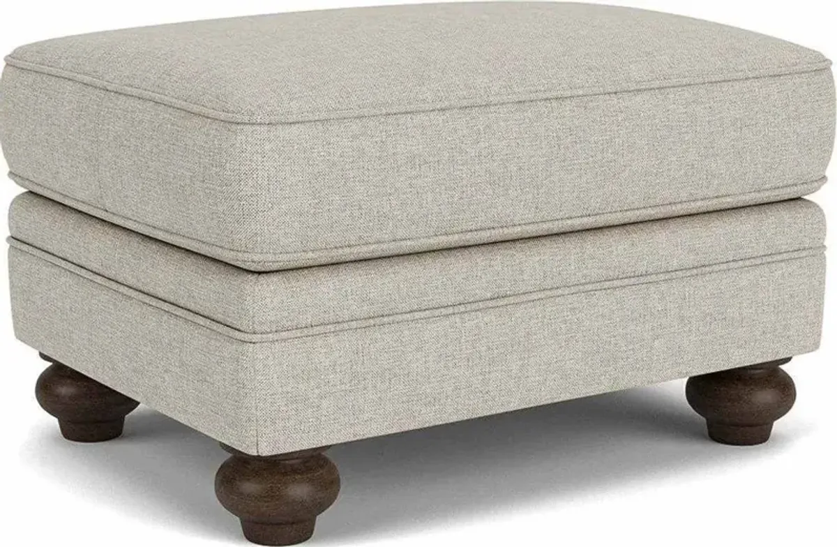 Flexsteel Winston Silver Driftwood Ottoman