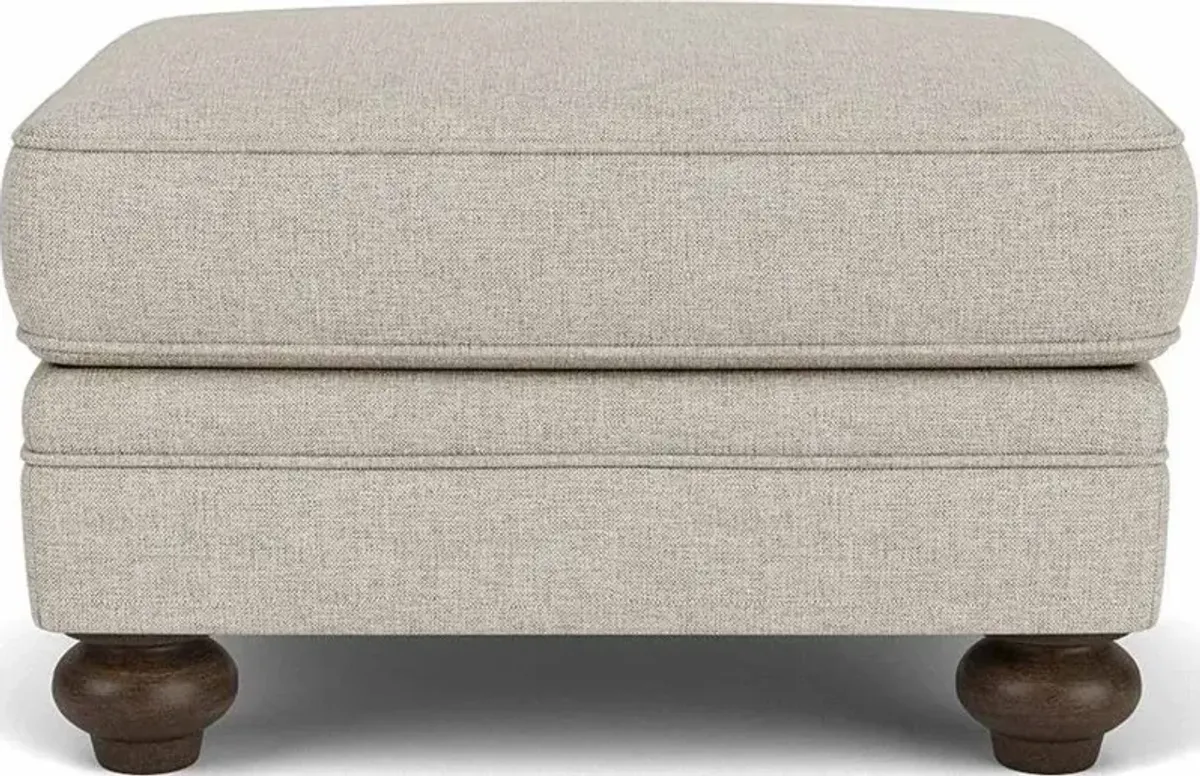 Flexsteel Winston Silver Driftwood Ottoman