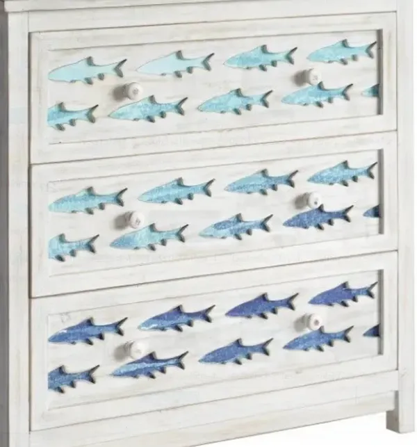 Crestview White Wash Chest