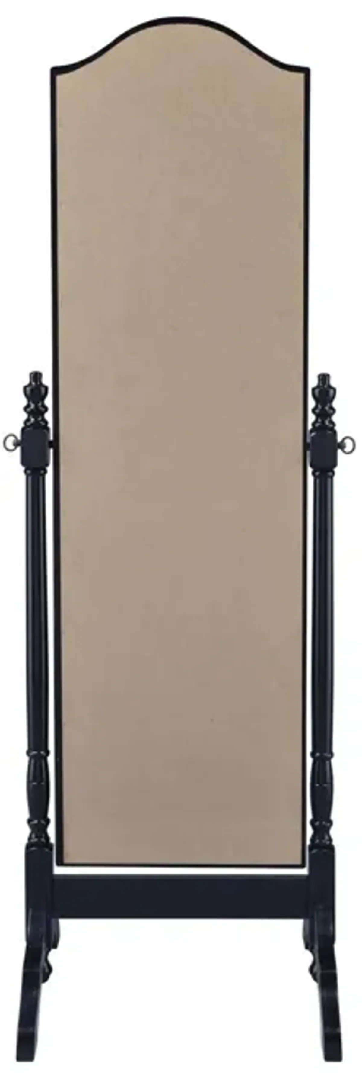 Coaster Cabot Wood Adjustable Full Length Cheval Mirror Black