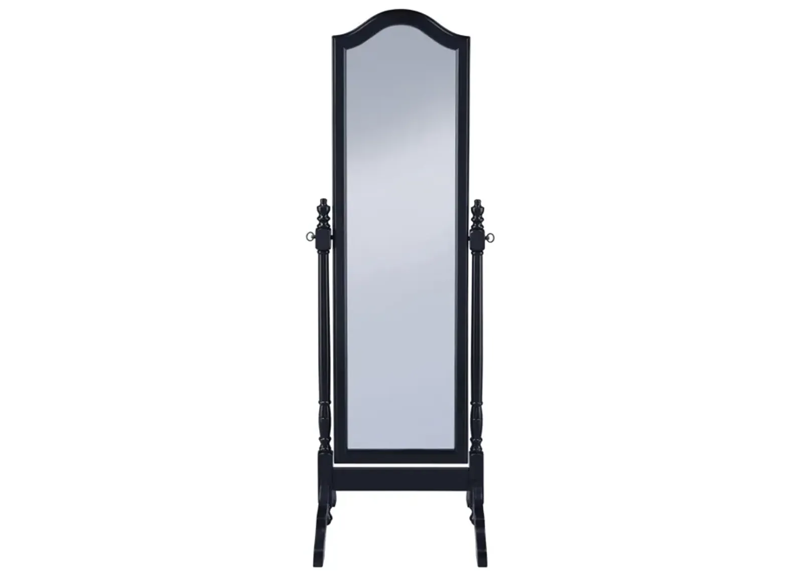 Coaster Cabot Wood Adjustable Full Length Cheval Mirror Black