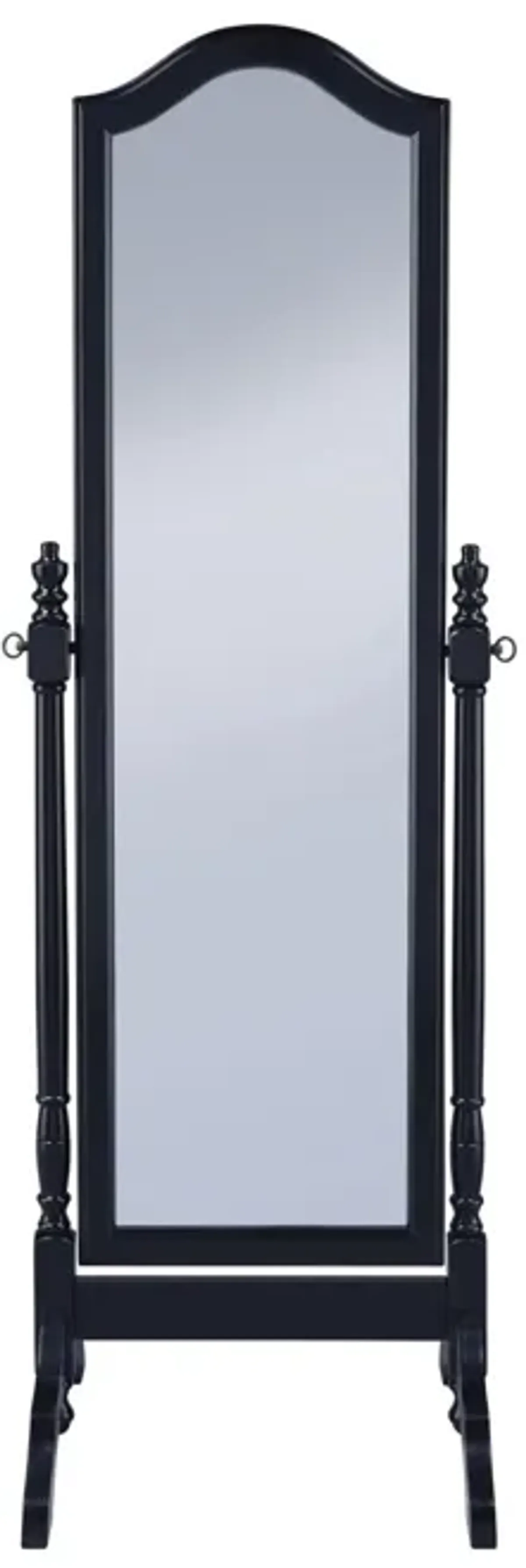 Coaster Cabot Wood Adjustable Full Length Cheval Mirror Black