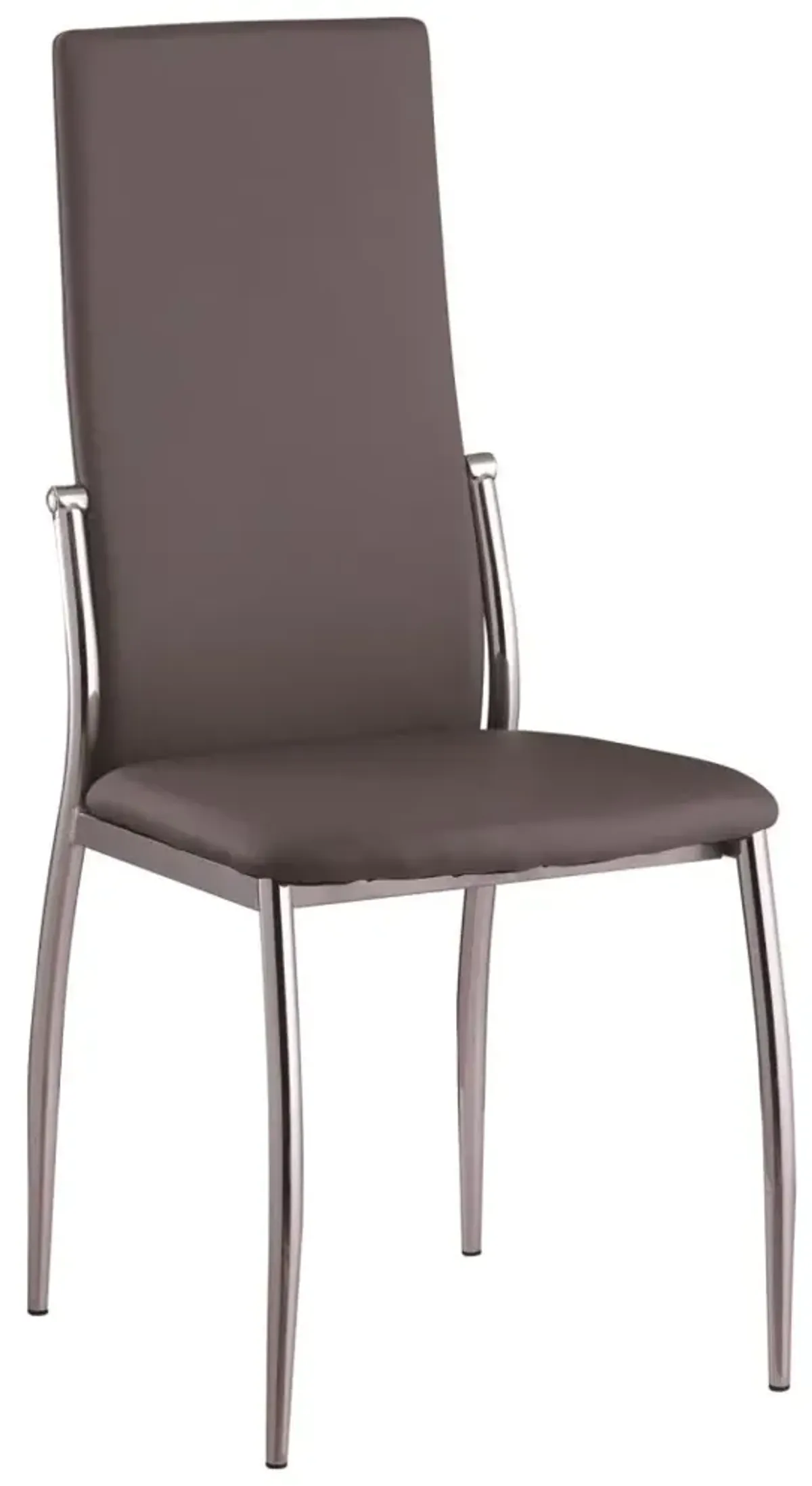 LUNA GREY CONTOUR-BACK SIDE CHAIR