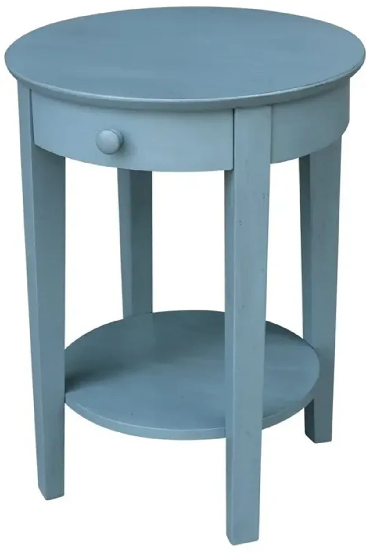 John Thomas Destinations Phillips Accent Table in Ocean Blue