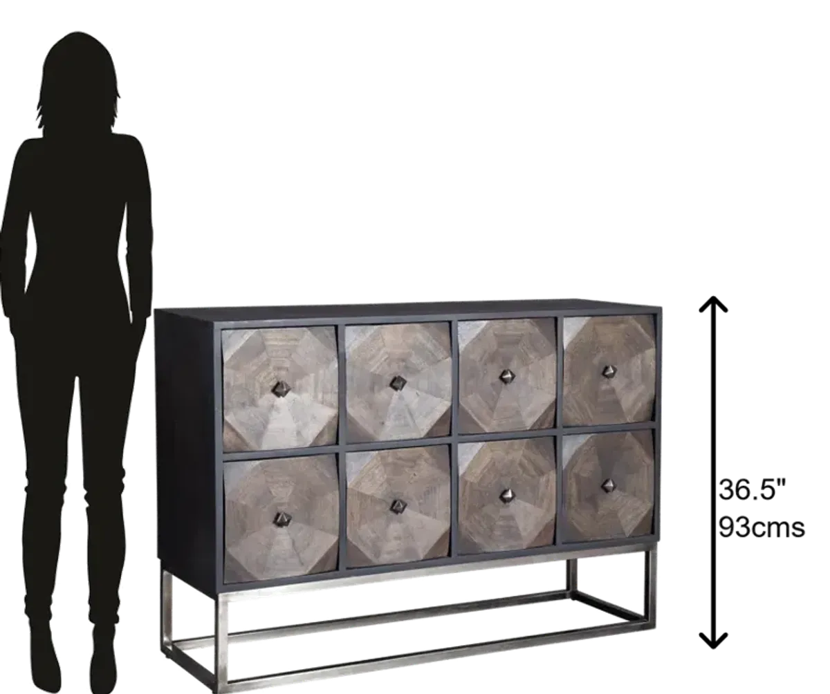 Hekman Eight Drawer Cabinet