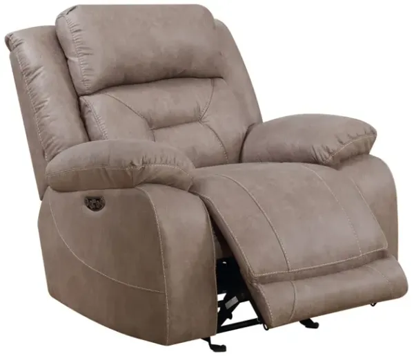 La-Z-Boy Randell III Taupe Dual Power Recliner by Rooms To Go