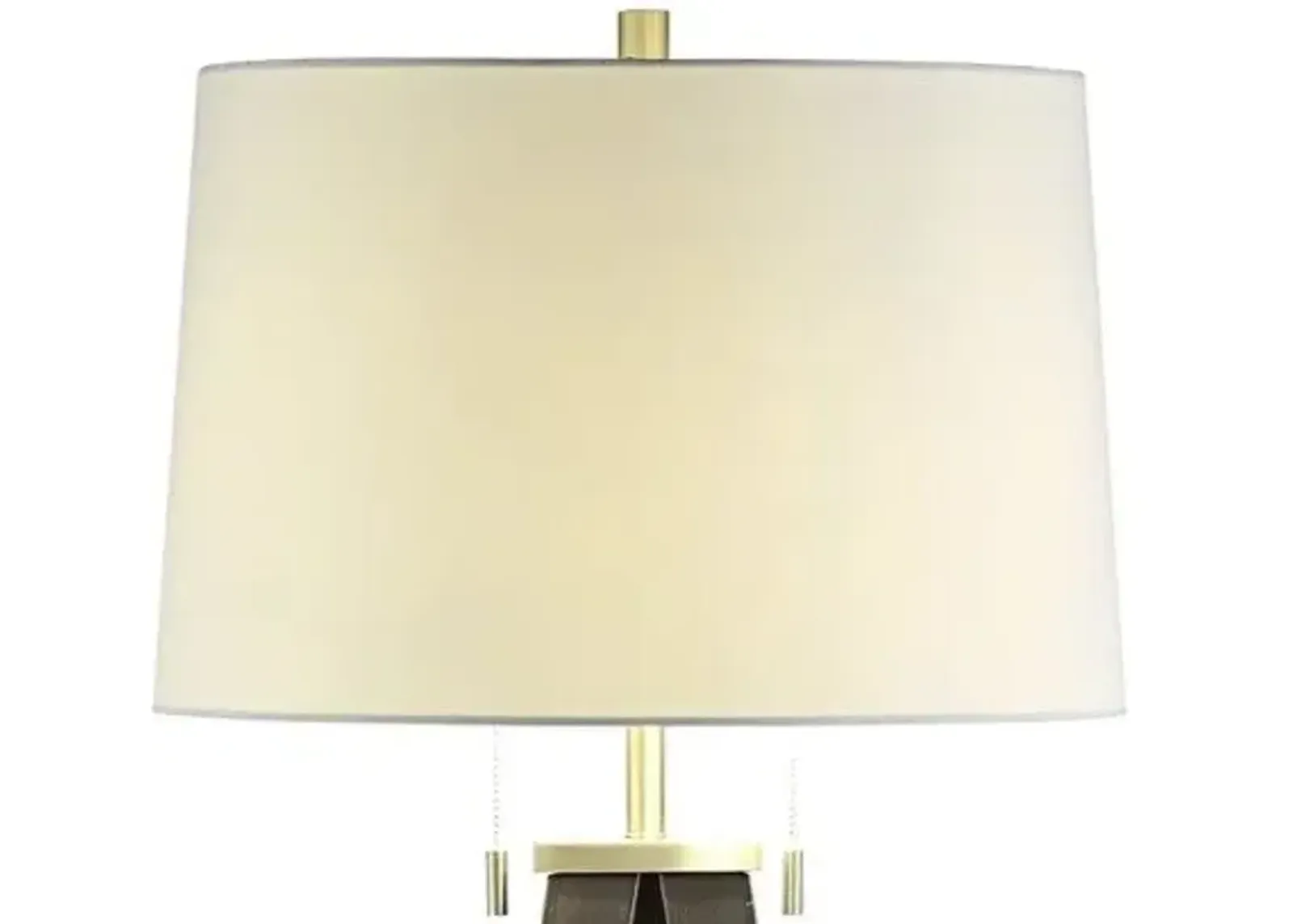 Crestview Lennon Bronze & Antique Brass Floor Lamp