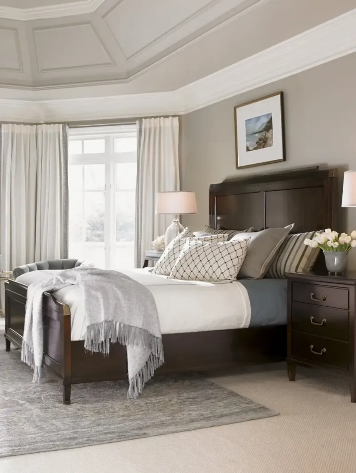 Kensington Place by Lexington Bennington Panel Bed King