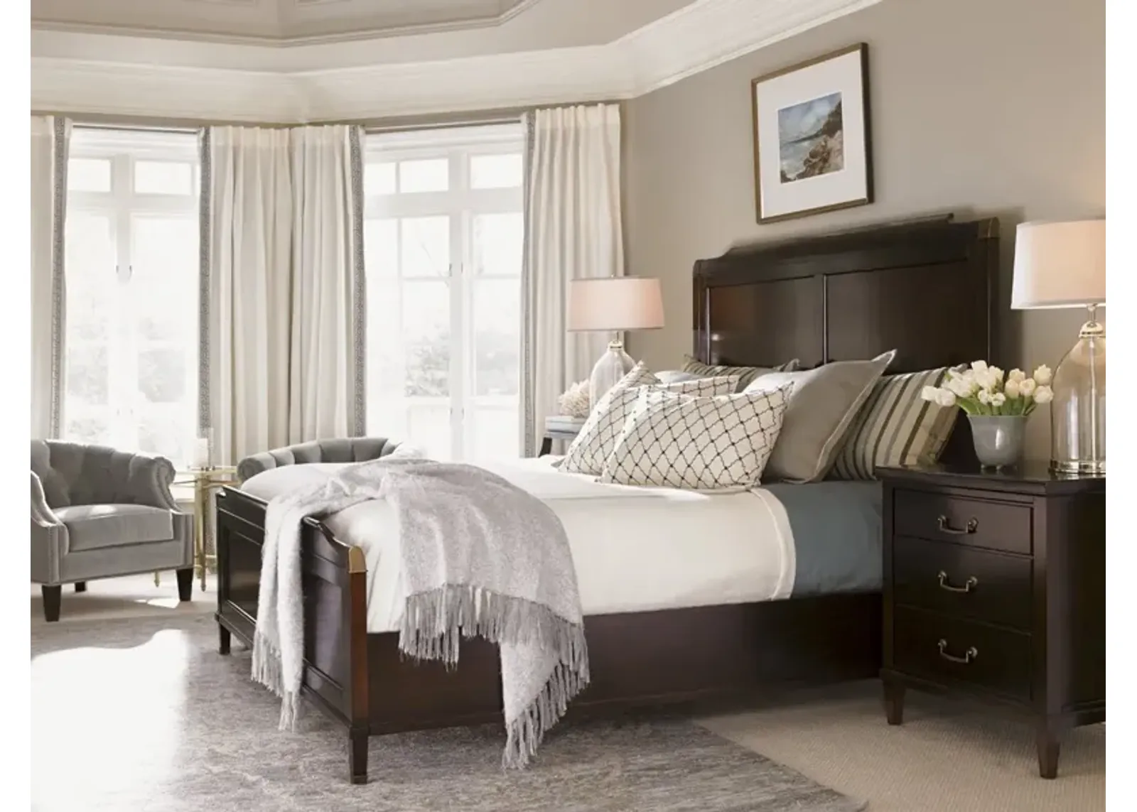 Kensington Place by Lexington Bennington Panel Bed King