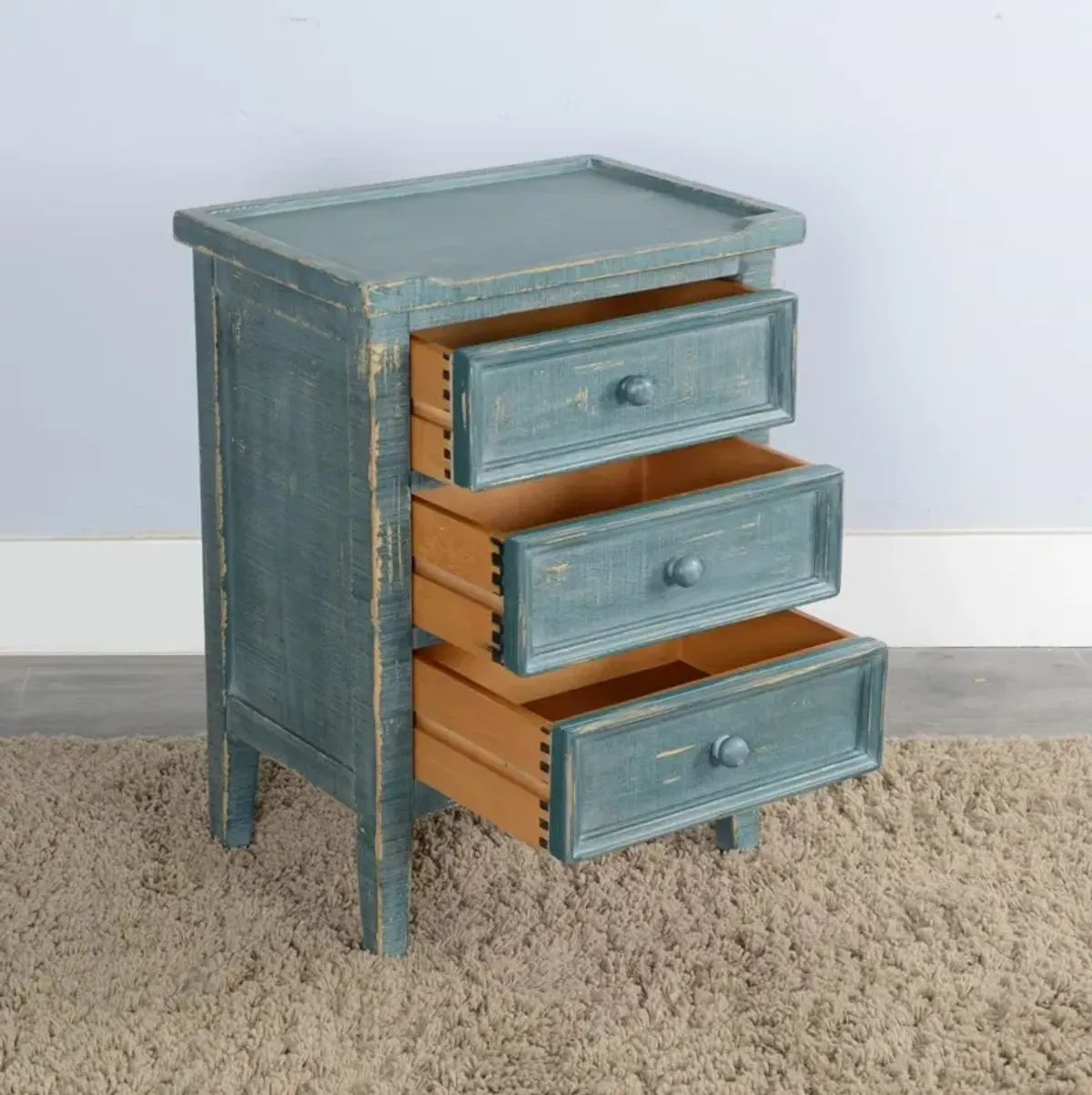 Sunny Designs Marina Sea Grass End Table