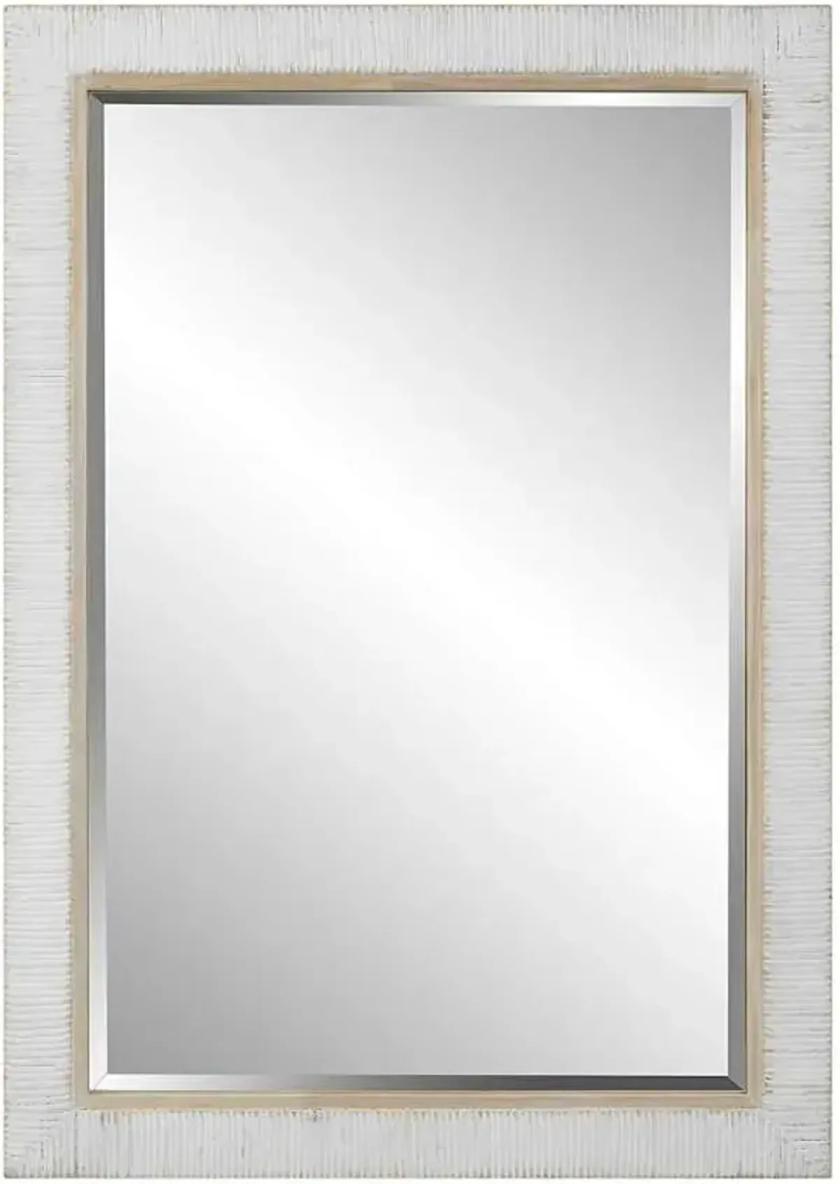 Uttermost Cape Whitewashed Mirror