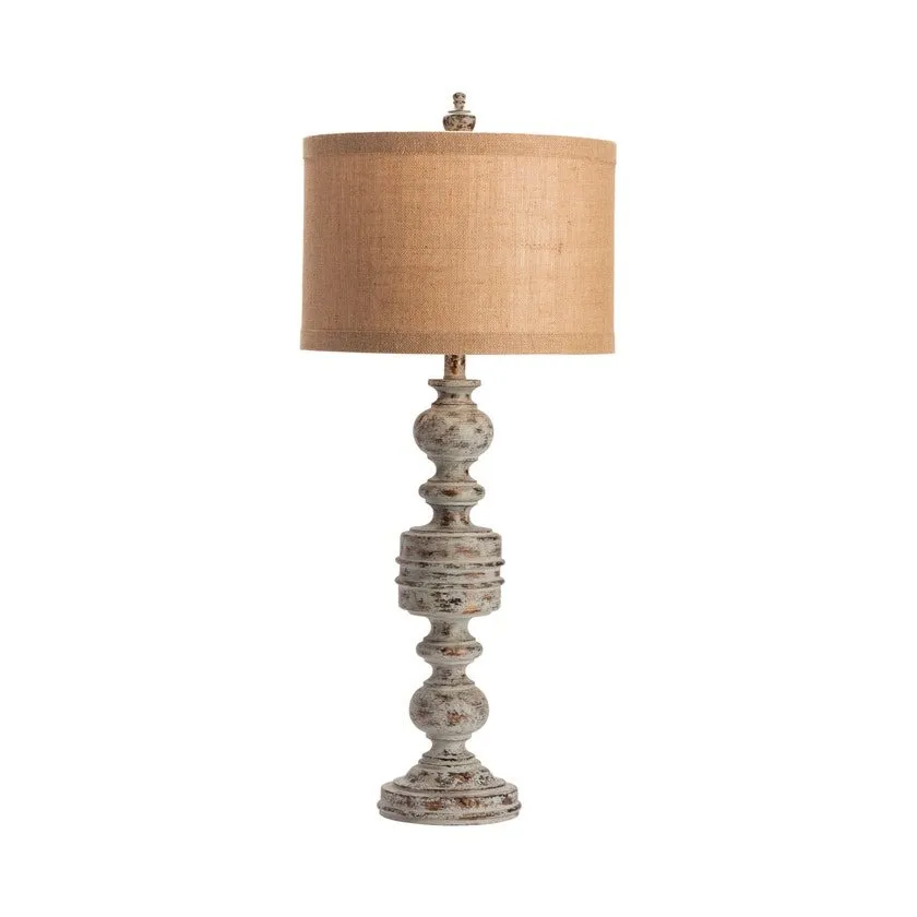 BRUNELLO STONE WASHED BRONZE TABLE LAMP