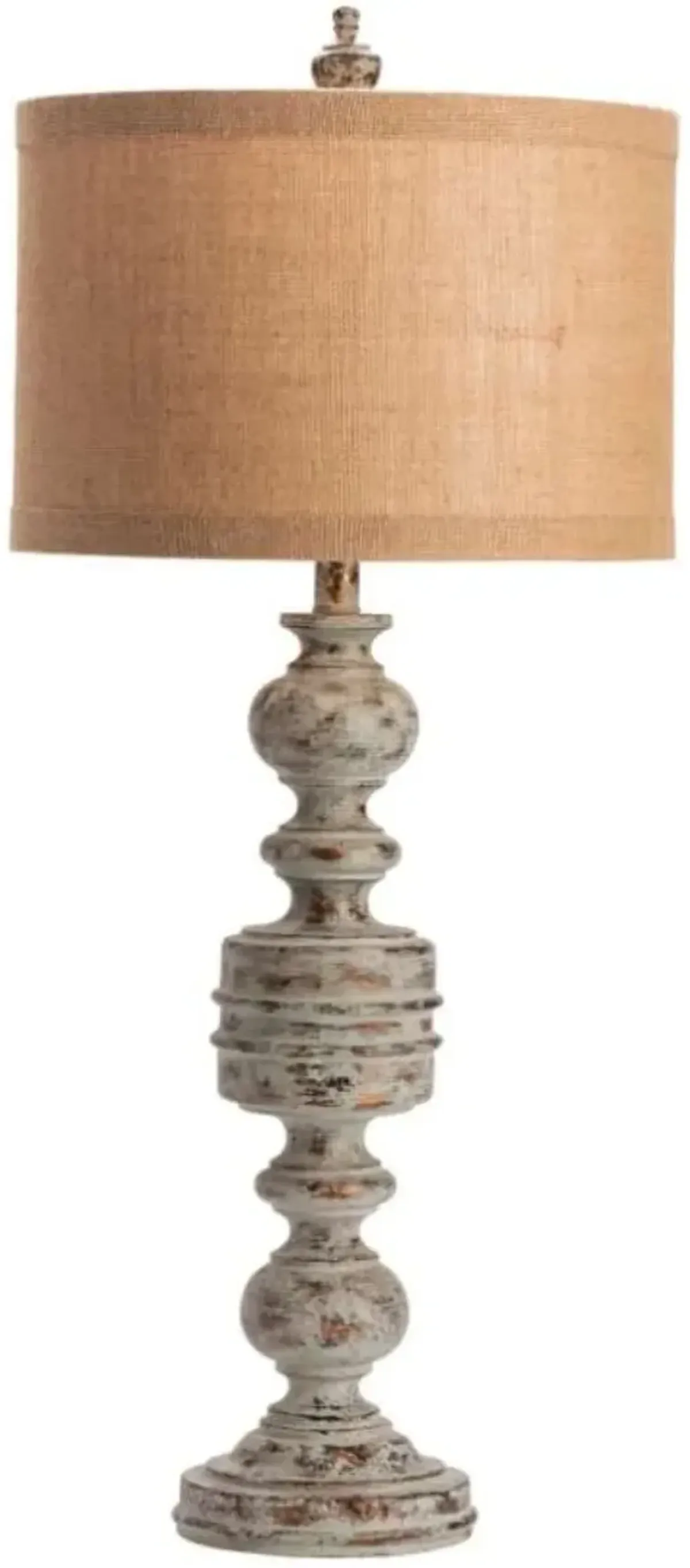 Crestview Brunello Stone Washed Bronze Table Lamp