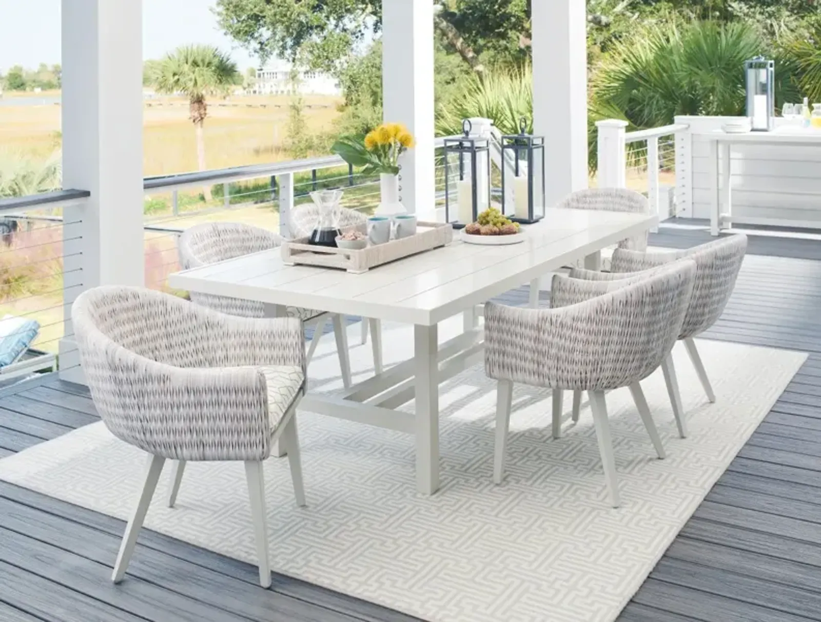 Tommy Bahama Outdoor by Lexington Seabrook Rectangular Dining Table