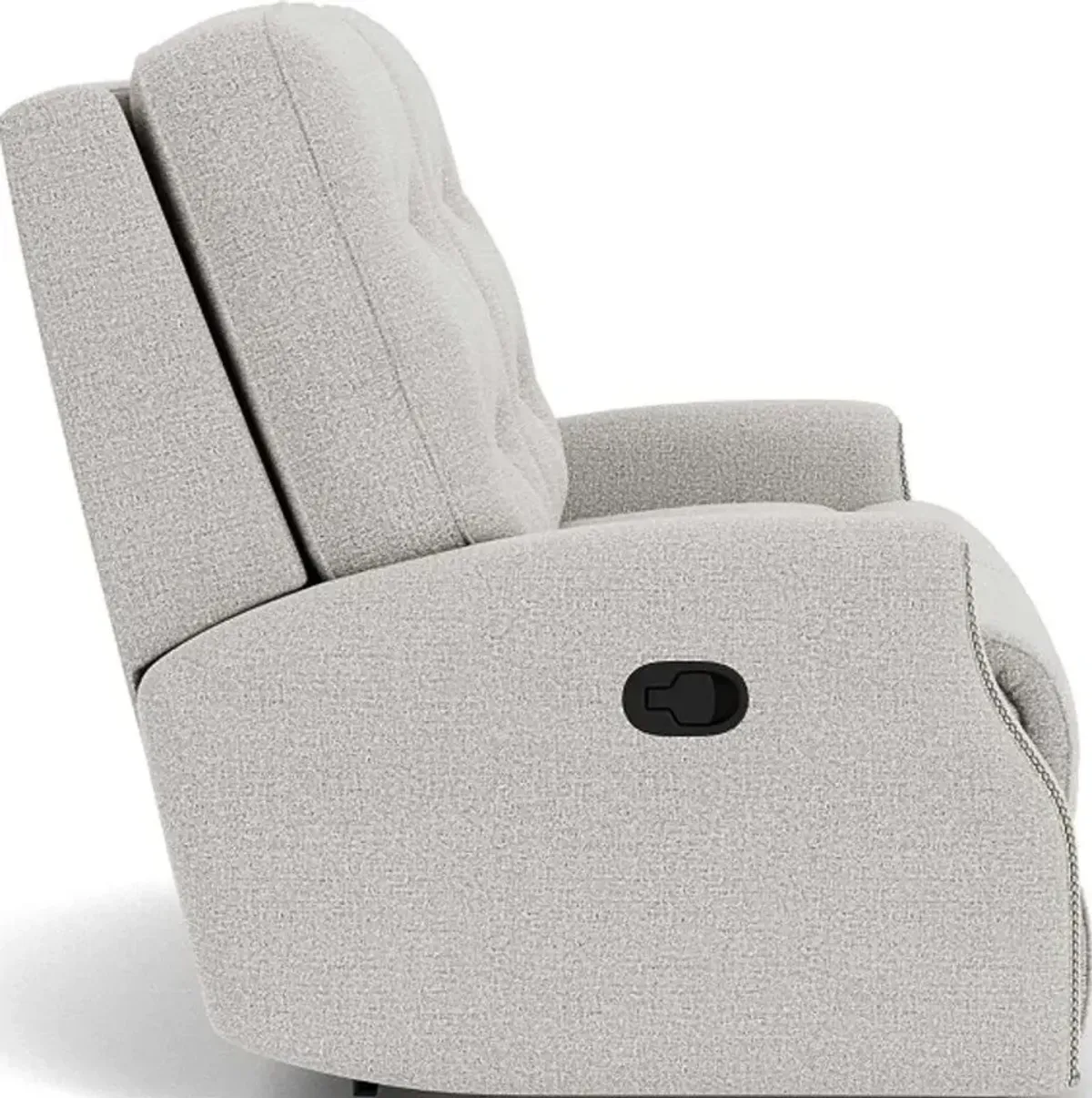 Flexsteel Devon Silver Glacier Reclining Loveseat