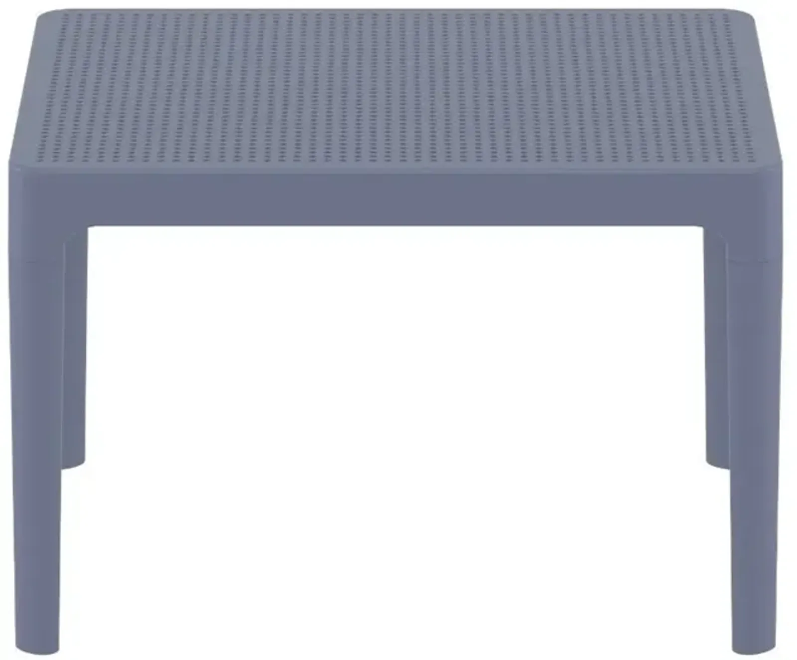 Compamia 24 Inch Outdoor Sky Side Table Dark Gray