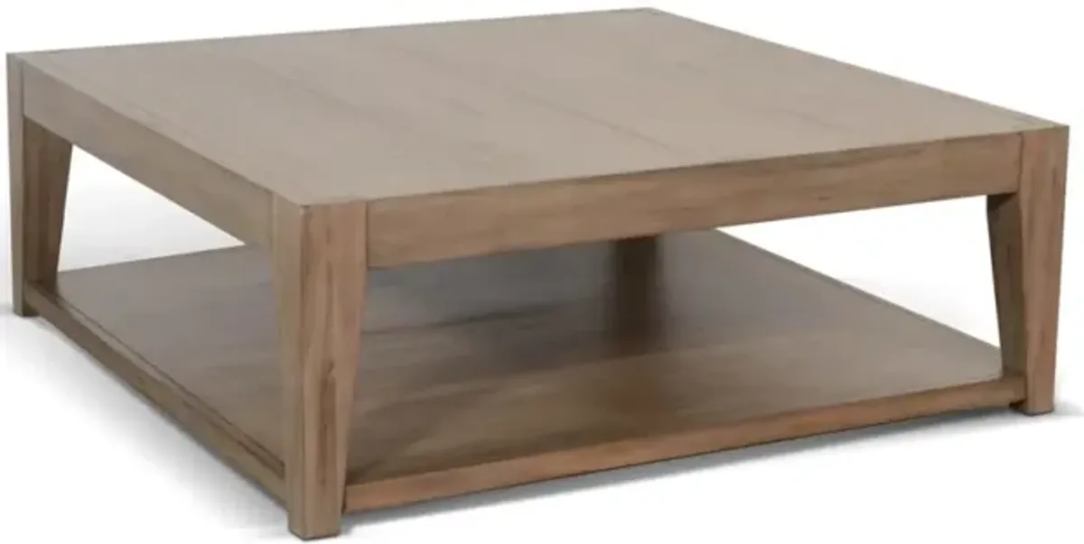 Sunny Designs Doe Valley Buckskin Coffee Table with Casters