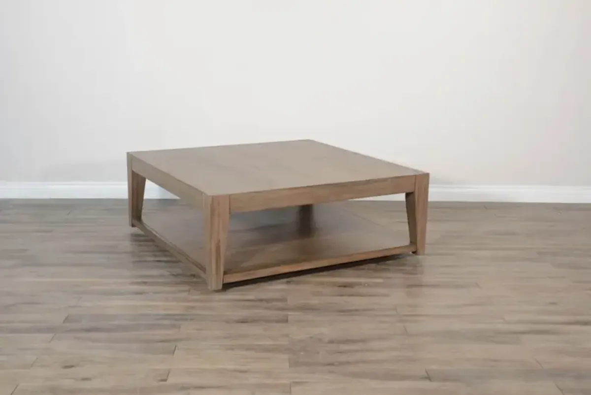 Sunny Designs Doe Valley Buckskin Coffee Table with Casters