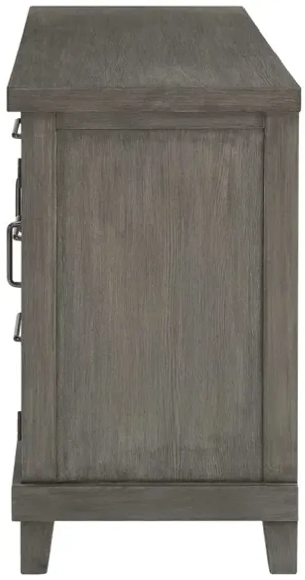 Steve Silver Mila Server In Washed Gray