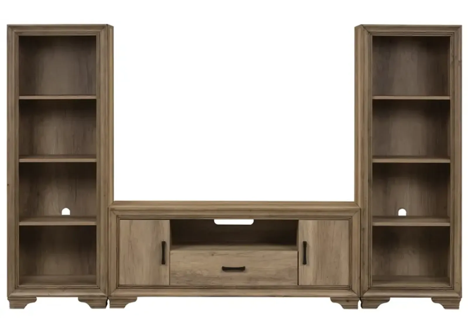 Liberty Furniture 60 Inch Sandstone Entertainment Center with Piers Sun Valley