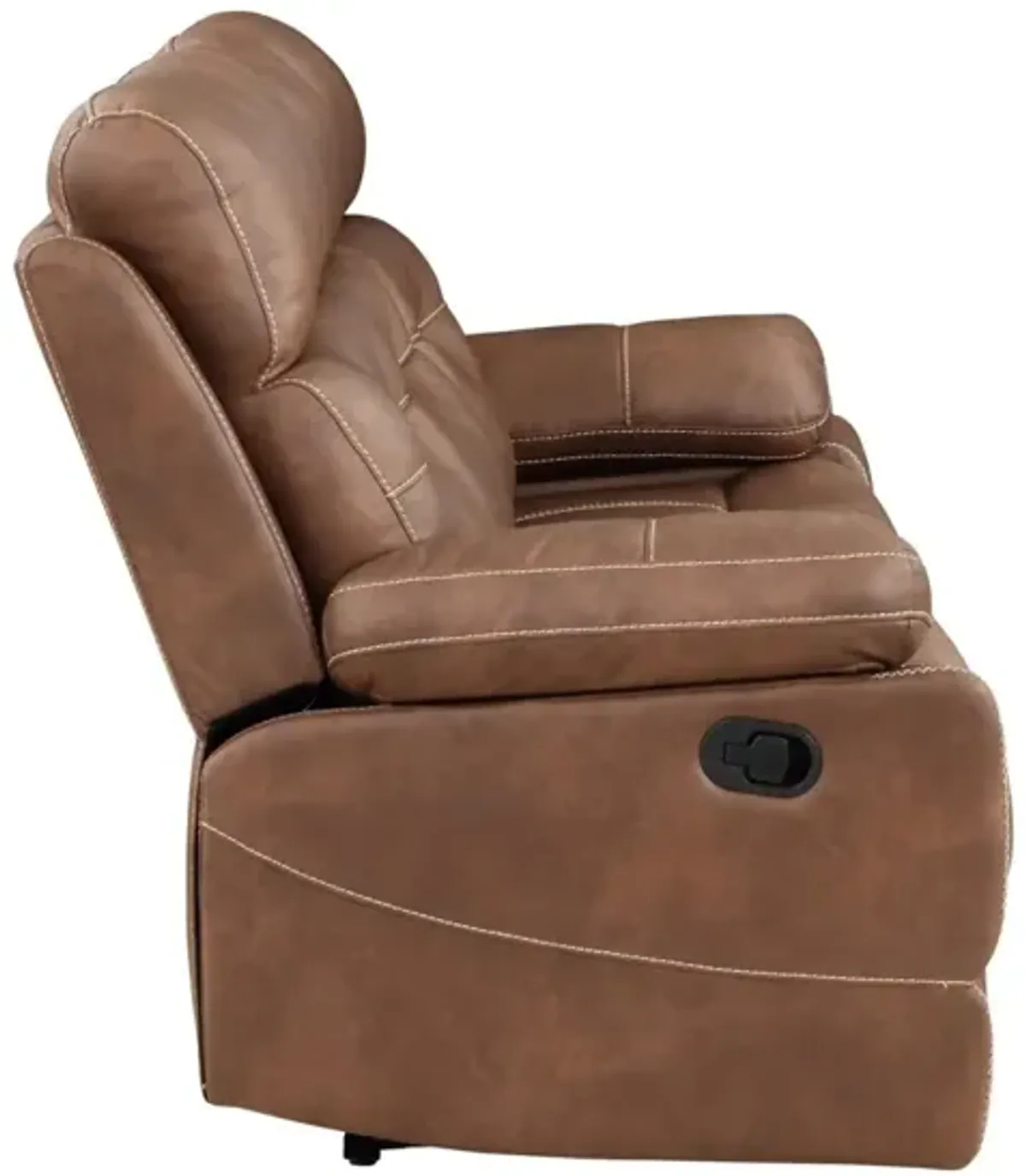 Steve Silver Rudger Manual Reclining Sofa Chestnut