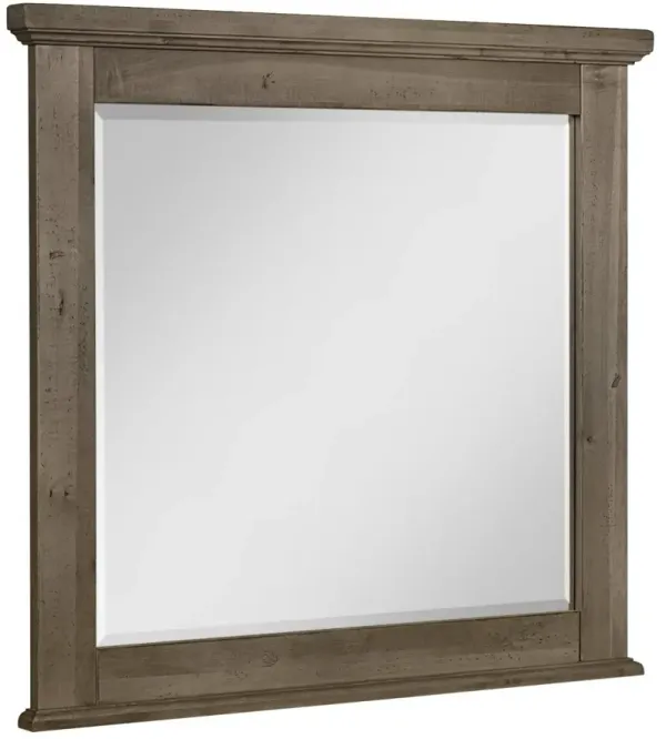 Vaughan-Bassett Cool Rustic Stone Grey Landscape Mirror
