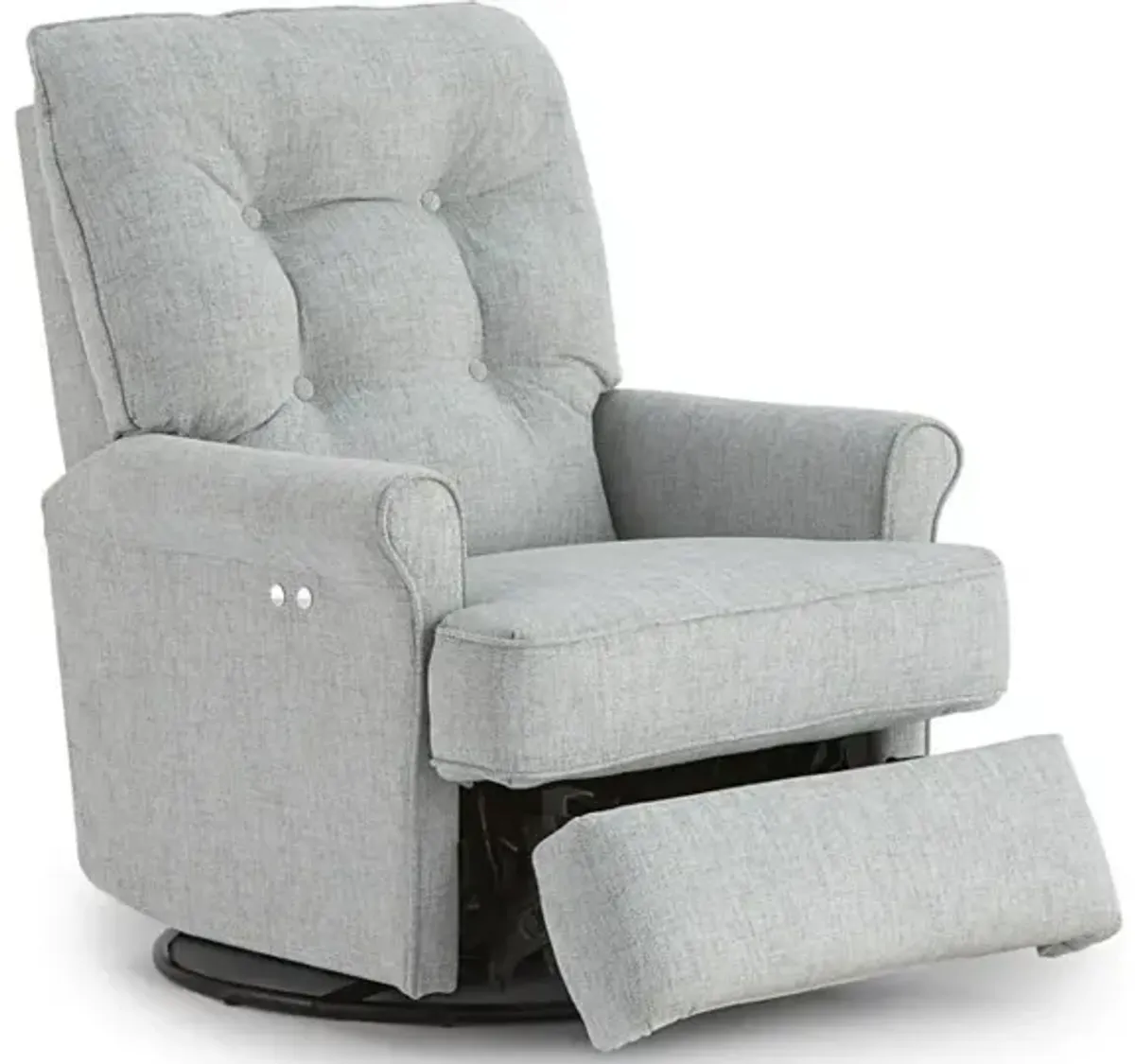 Best Home Carissa Power Swivel Glider Recliner