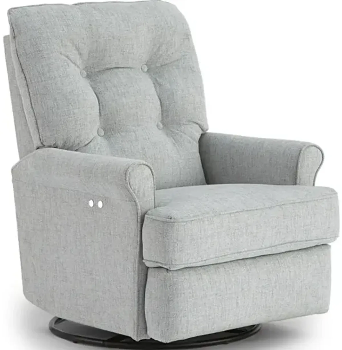 Best Home Carissa Power Swivel Glider Recliner