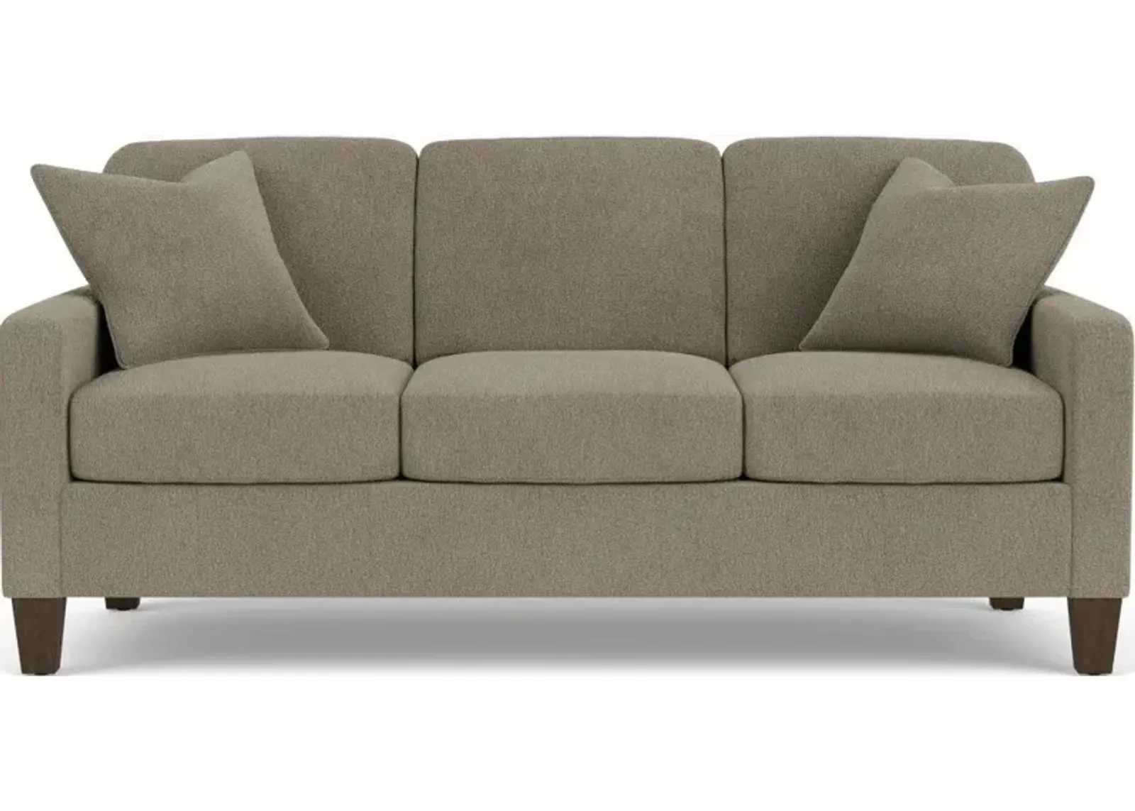 Flexsteel South Haven Contemporary Gray Dove Sofa