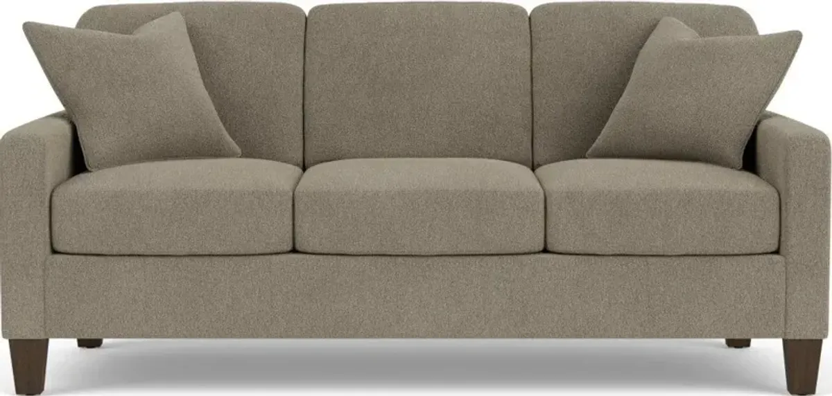 Flexsteel South Haven Contemporary Gray Dove Sofa