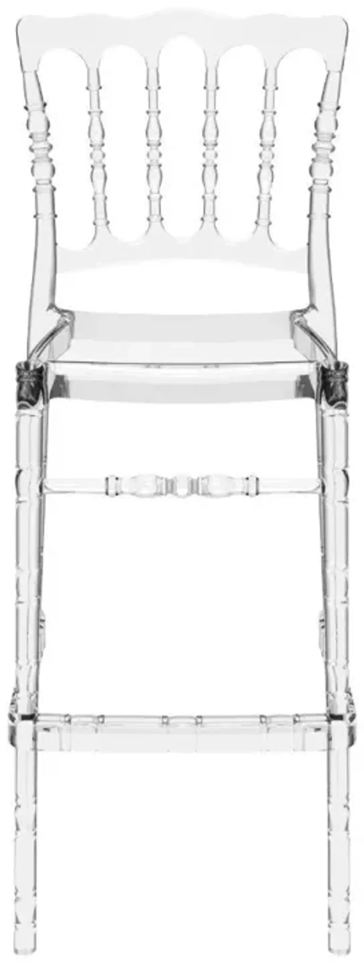 Compamia Opera Polycarbonate Bar Stool Transparent Clear